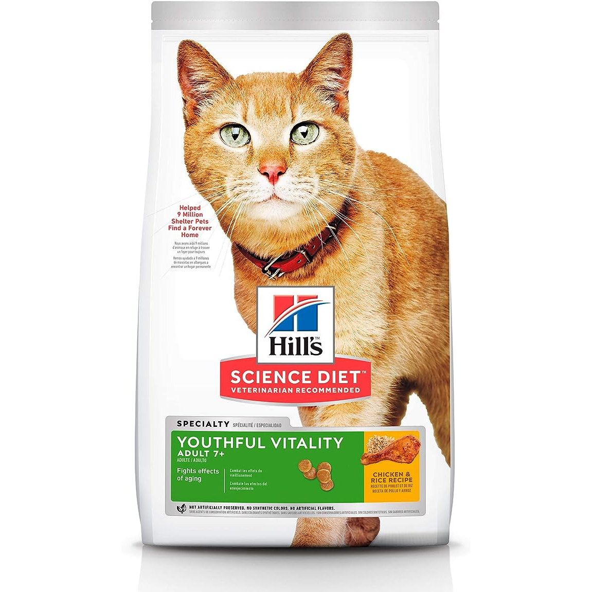 Hills Alimento para Gato Adulto 7+ Años Youthful Vitality 1.4 Kg Hills Alimento para Gato Adulto 7+ Años Youthful Vitality 1.4 Kg